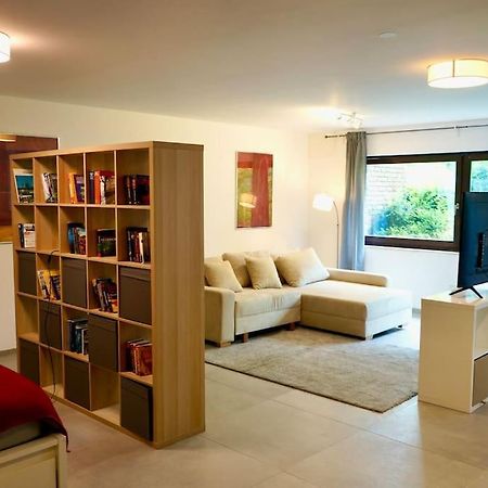 Helle Kellerwohnung Im Gruenen Mit Sauna โคโลญ ภายนอก รูปภาพ