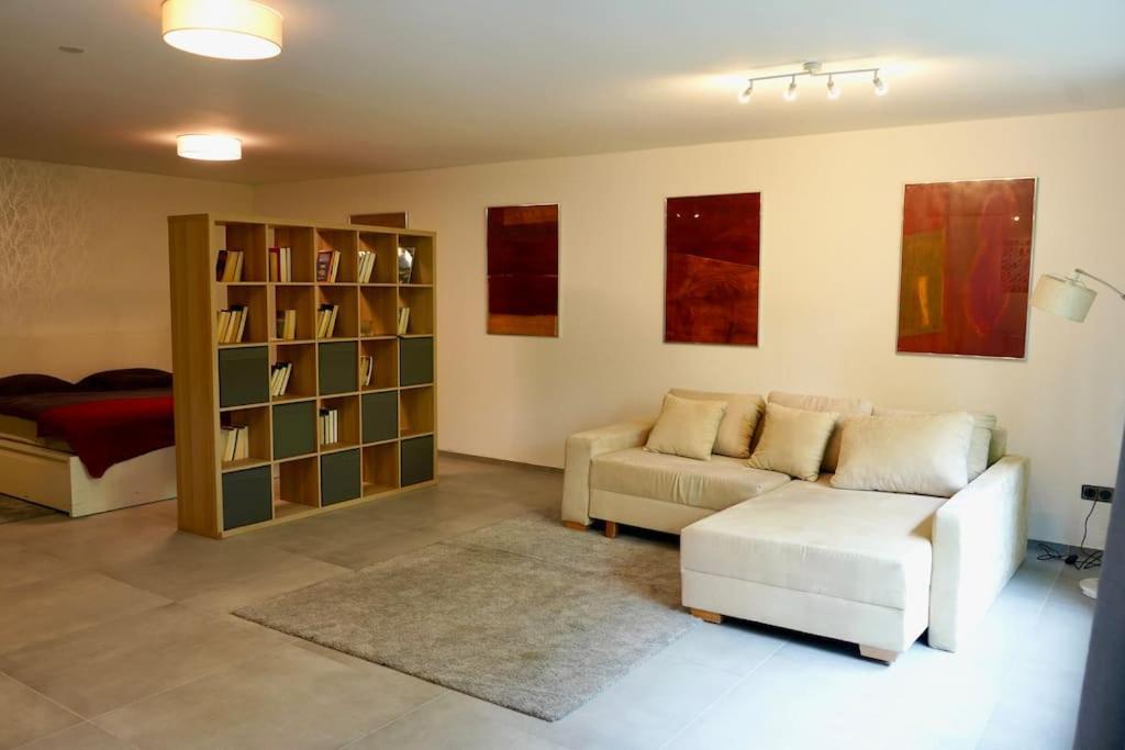 Helle Kellerwohnung Im Gruenen Mit Sauna โคโลญ ภายนอก รูปภาพ